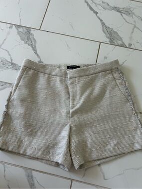 Banana Republic metallic Textured Shorts